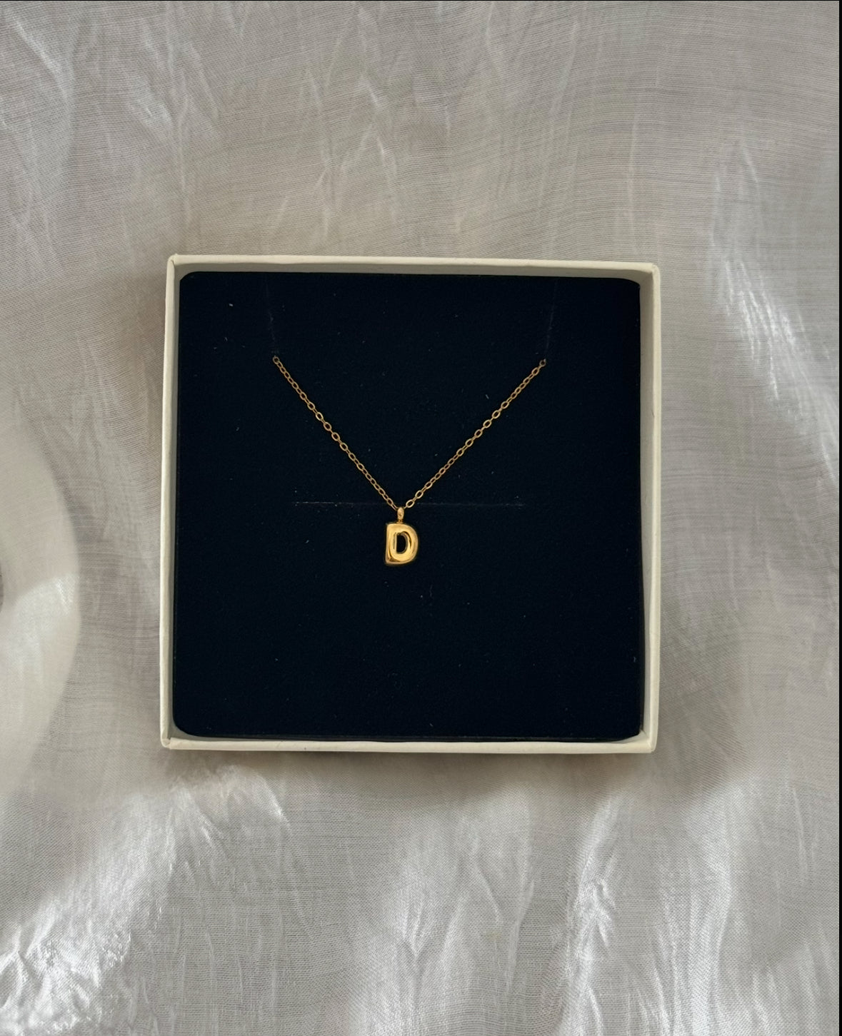 Bulky Initial Necklace